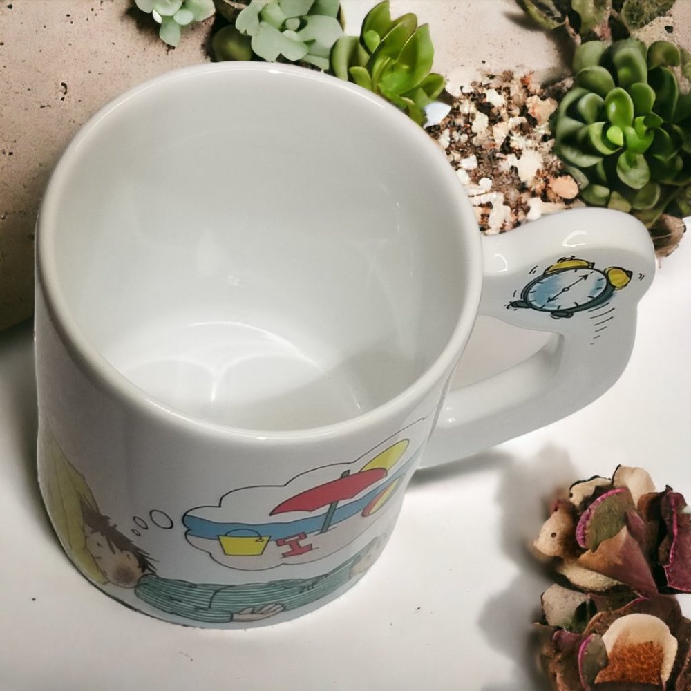 1991 Muggables Ceramic Footed Coffee Mug Humorous Collection Tea Hot Coco Cup - Picture 6 of 9